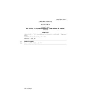AS 4428.9-2006 AMDT 1                        [ Superseded ]