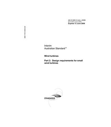 AS 61400.2(INT)-2006                        [ Superseded ]