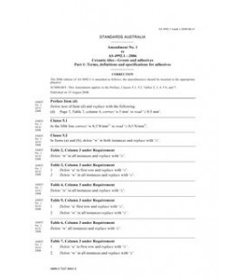 AS 4992.1-2006 AMDT 1