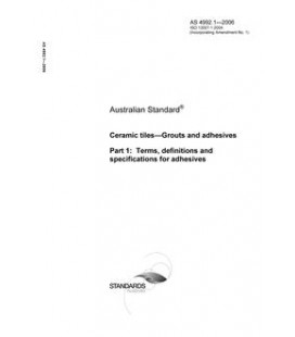 AS 4992.1-2006                        [ Superseded ]