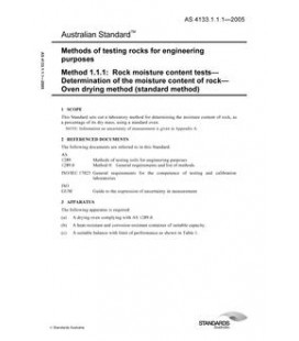 AS 4133.1.1.1-2005