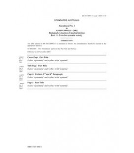 AS ISO 10993.11-2002 AMDT 1