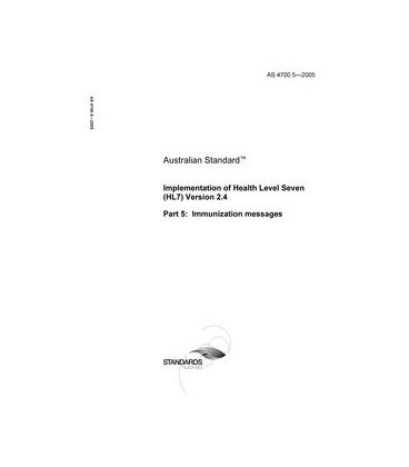 AS 4700.5-2005                        [ Available Superseded ]