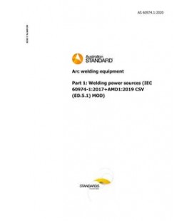 AS 60974.1:2020