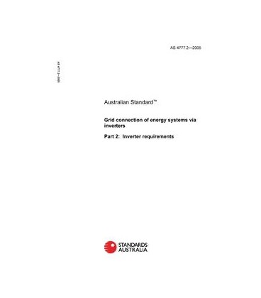 AS 4777.2-2005                        [ Available Superseded ]