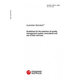 AS ISO 10019-2005