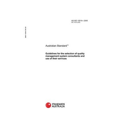 AS ISO 10019-2005