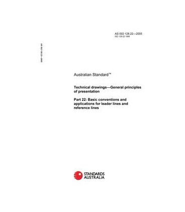 AS ISO 128.22-2005