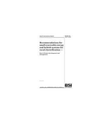 BS DD IEC/TS 62257-3:2004