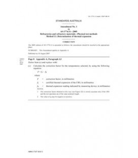 AS 1774.11-2005 AMDT 1                        [ Superseded ]