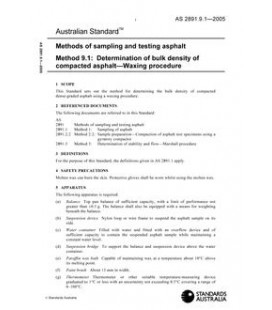 AS 2891.9.1-2005                        [ Superseded ]