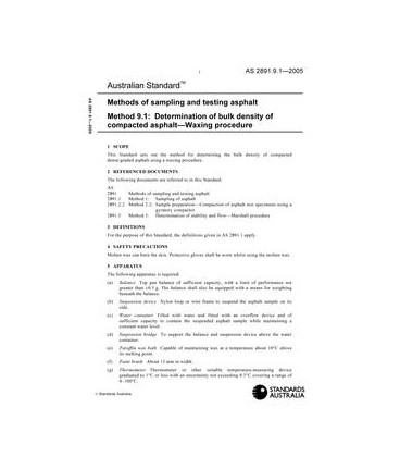 AS 2891.9.1-2005                        [ Superseded ]