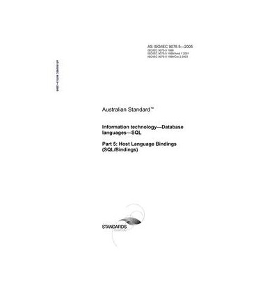 AS ISO IEC 9075.5-2005