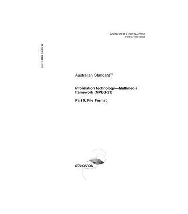 AS ISO IEC 21000.9-2005