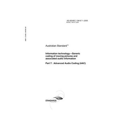 AS ISO IEC 13818.7-2005                        [ Superseded ]