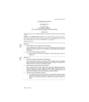 AS 2419.1-2005 AMDT 1                        [ Available Superseded ]