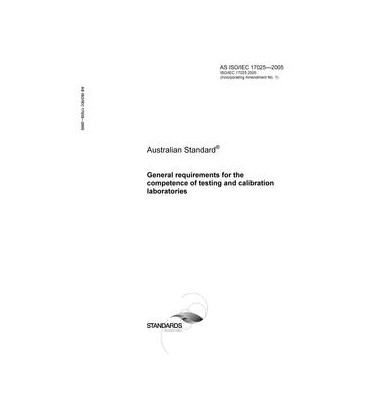 AS ISO/IEC 17025-2005                        [ Superseded ]