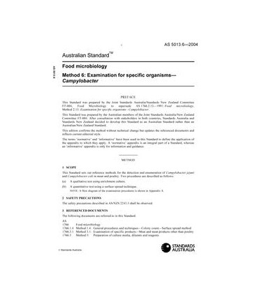 AS 5013.6-2004                        [ Superseded ]