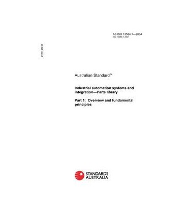 AS ISO 13584.1-2004