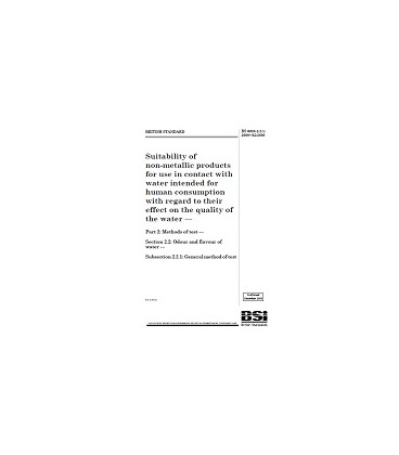 BS 6920-2.2.1:2000+A2:2008