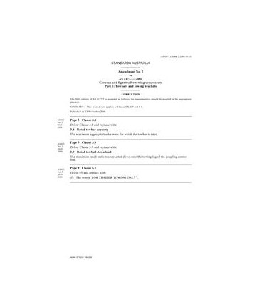 AS 4177.1-2004 AMDT 2