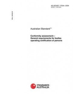 AS ISO IEC 17024-2004                        [ Superseded ]