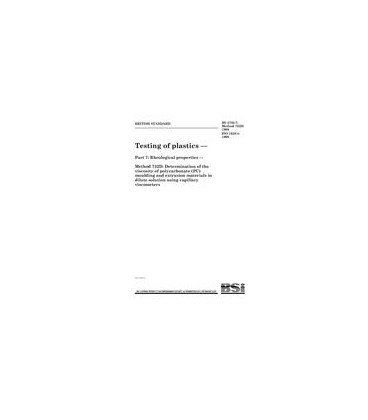 BS 2782-7:METHOD 732D:1999