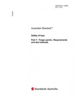 AS 8124.7-2003                        [ Available Superseded ]