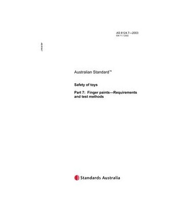 AS 8124.7-2003                        [ Available Superseded ]