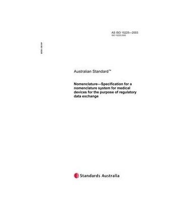 AS ISO 15225-2003