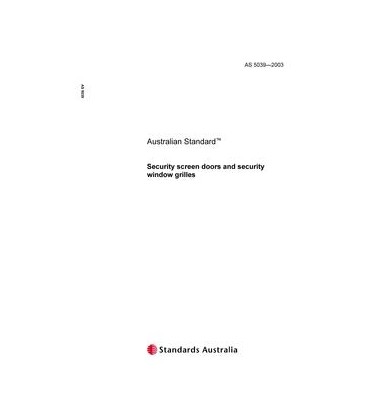 AS 5039-2003                        [ Superseded ]