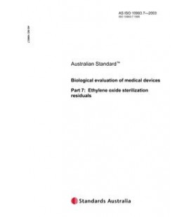 AS ISO 10993.7-2003