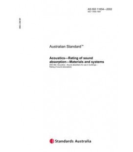 AS ISO 11654-2002