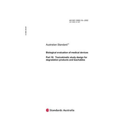 AS ISO 10993.16-2002