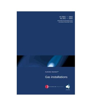 AS 5601-2002 (AG 601)                        [ Superseded ]