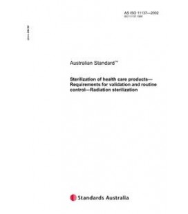 AS ISO 11137-2002                        [ Superseded ]