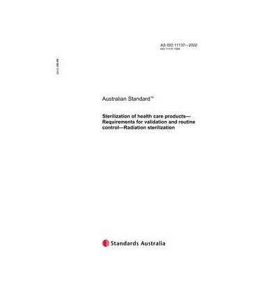 AS ISO 11137-2002                        [ Superseded ]