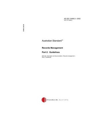 AS ISO 15489.2-2002                        [ Superseded ]