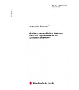AS ISO 13485-2002                        [ Superseded ]
