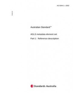 AS 5044.1-2002                        [ Superseded ]