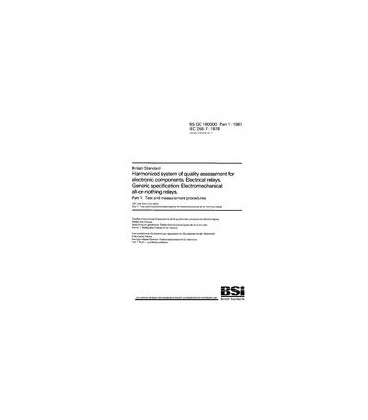 BS QC 160000-1:1987