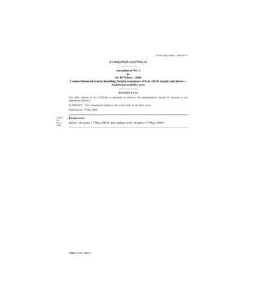 AS 4972(INT)-2001 AMDT 1