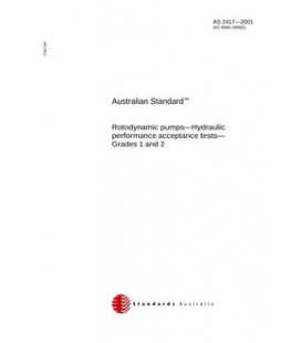 AS 2417-2001                        [ Superseded ]
