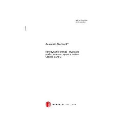 AS 2417-2001                        [ Superseded ]