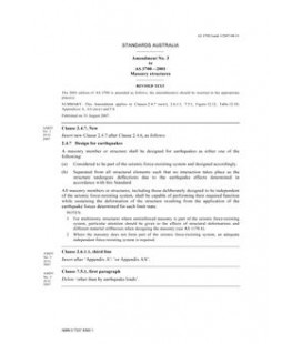 AS 3700-2001 AMDT 3                        [ Superseded ]