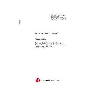 AS 61340.5.1(INT)-2001                        [ Superseded ]