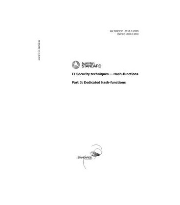 AS ISO/IEC 10118.3:2019