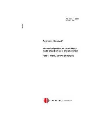 AS 4291.1-2000                        [ Superseded ]