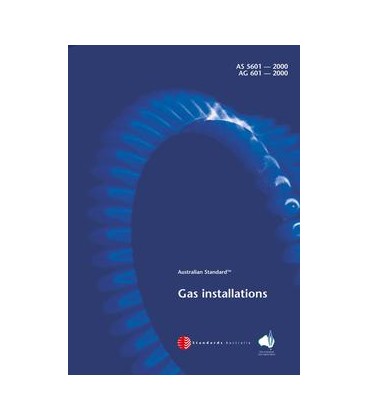 AS 5601-2000 (AG 601)                        [ Superseded ]