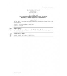 AS 1774.31.1-2000 AMDT 1